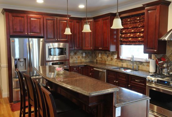 Mahogany Kitchen Cabinets